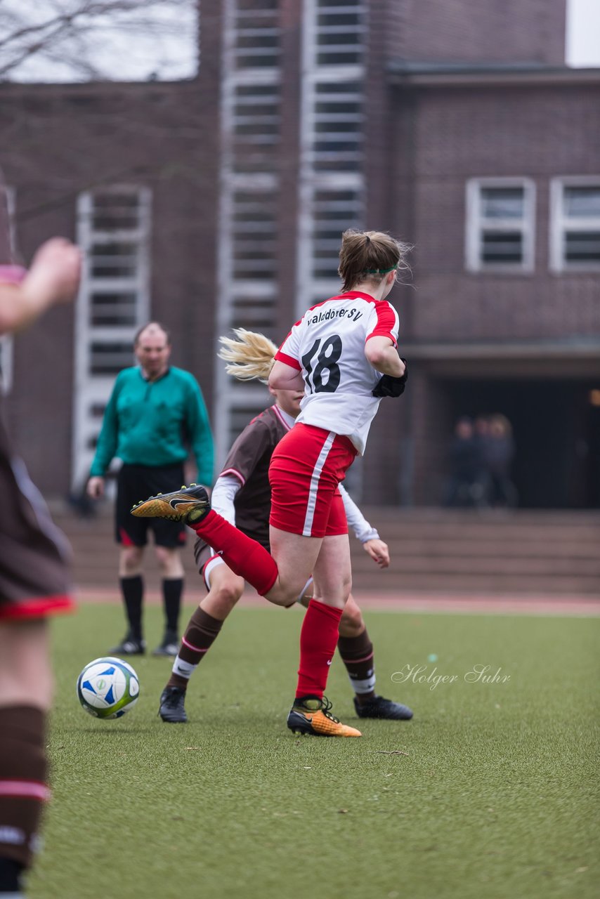 Bild 345 - B-Juniorinnen Walddoerfer - St.Pauli : Ergebnis: 4:1